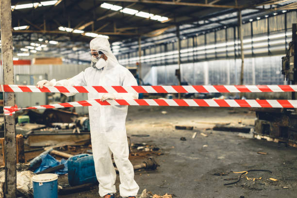 Professional Biohazard technician working in Hartford, KY